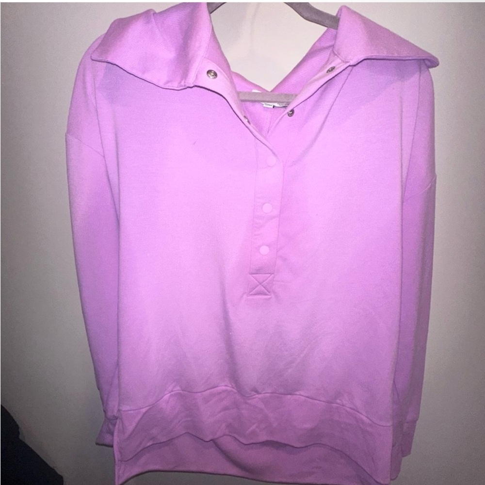 Lavender Pullover Sweatshirt